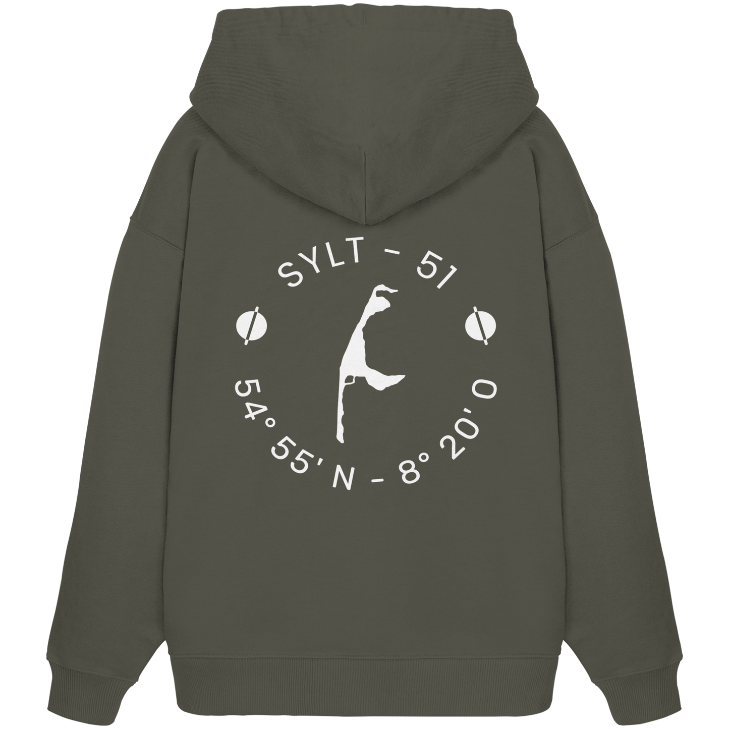 Sylter Heimathafen (rund-back) - Oversize Hoodie
