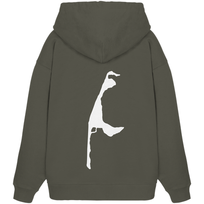 Heimat Sylt - deine Koordinate_Insel_only - Oversize Hoodie