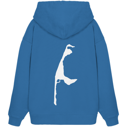 Heimat Sylt - deine Koordinate_Insel_only - Oversize Hoodie