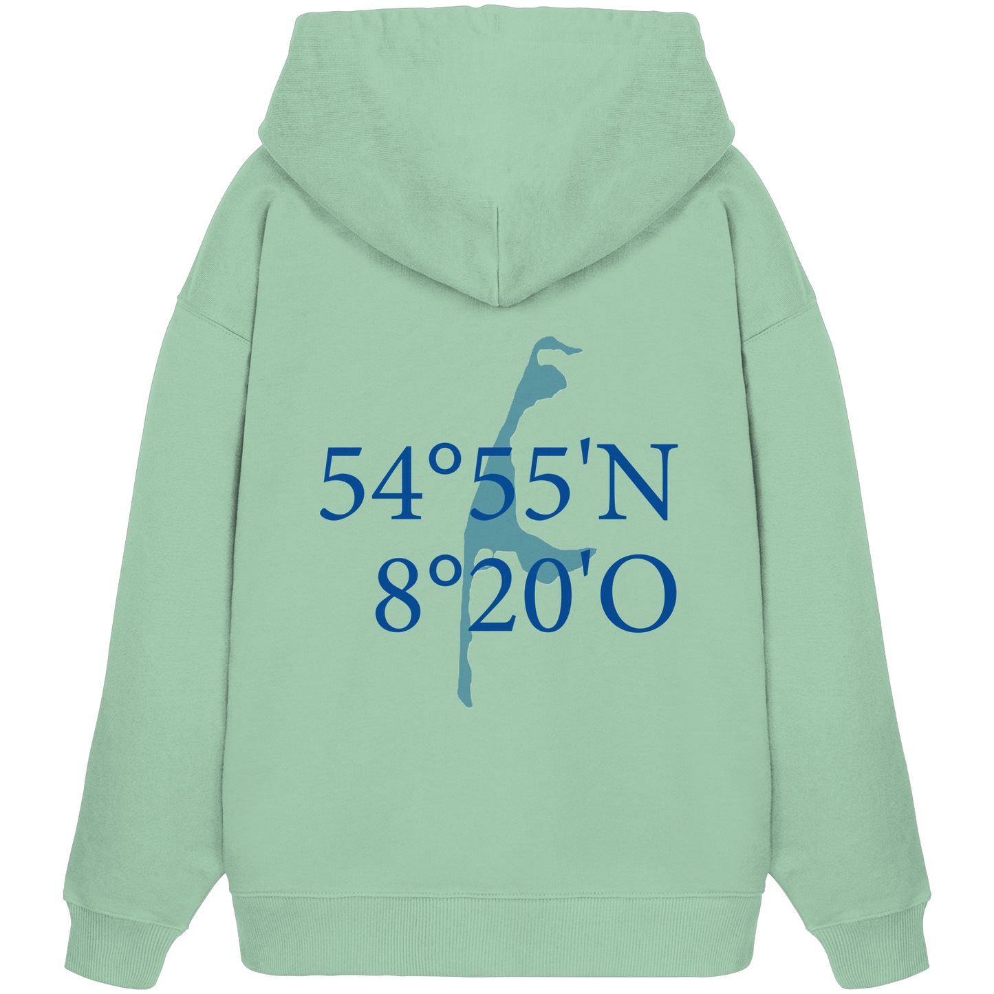 Deine Koordinaten  - Oversize Hoodie