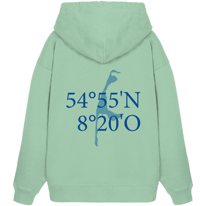 Deine Koordinaten  - Oversize Hoodie