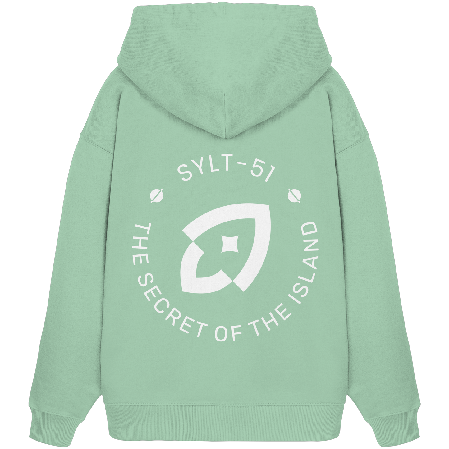 Oversize Hoodie Unicolor white