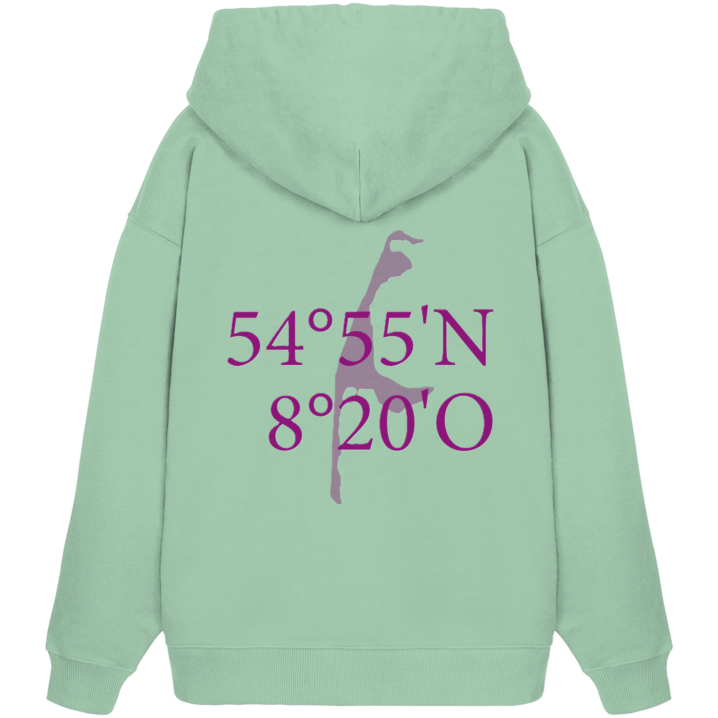 Deine Koordinaten - Oversize Hoodie