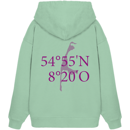 Deine Koordinaten - Oversize Hoodie