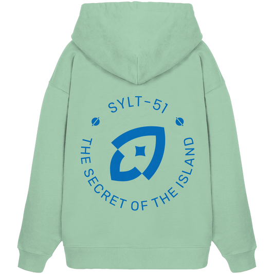 Oversize Hoodie blau (bis 3XL)