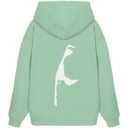 Heimat Sylt - deine Koordinate_Insel_only - Oversize Hoodie