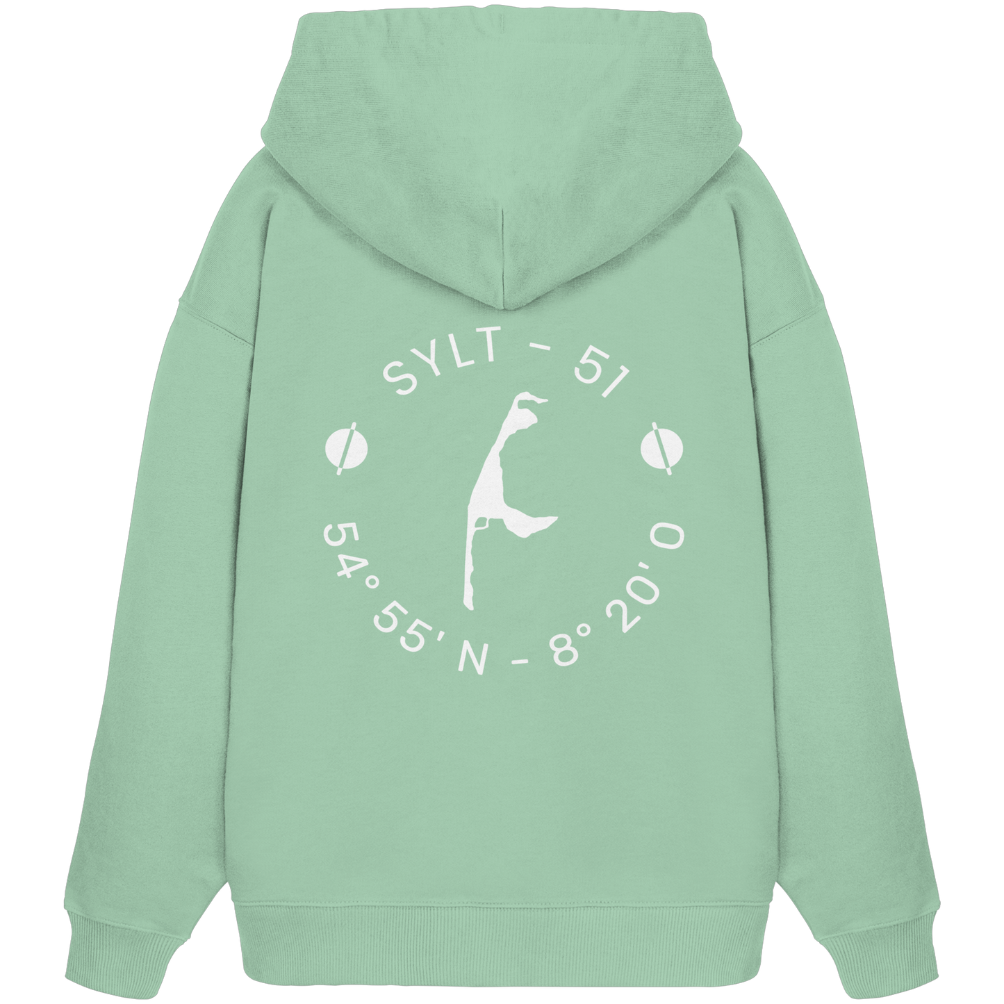 Sylter Heimathafen (rund-back) - Oversize Hoodie