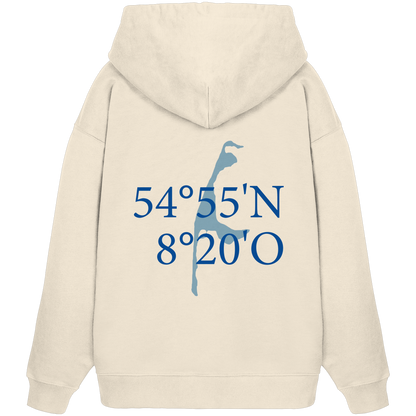Deine Koordinaten  - Oversize Hoodie