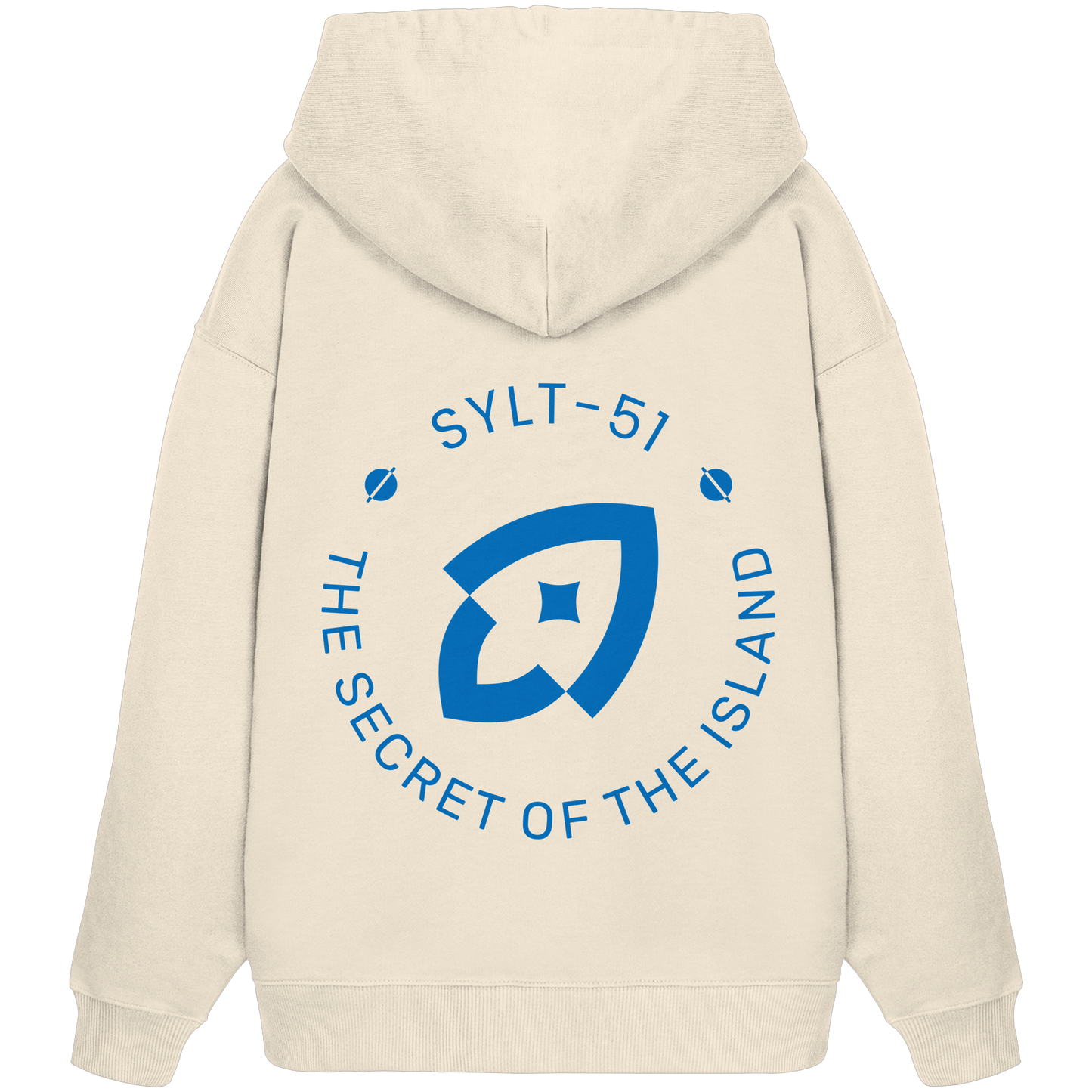 Oversize Hoodie blau (bis 3XL)