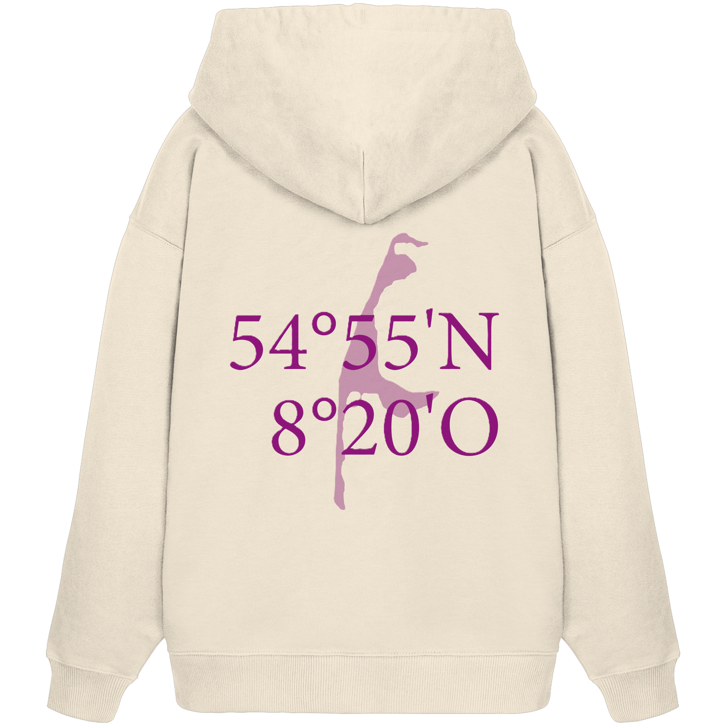 Deine Koordinaten - Oversize Hoodie