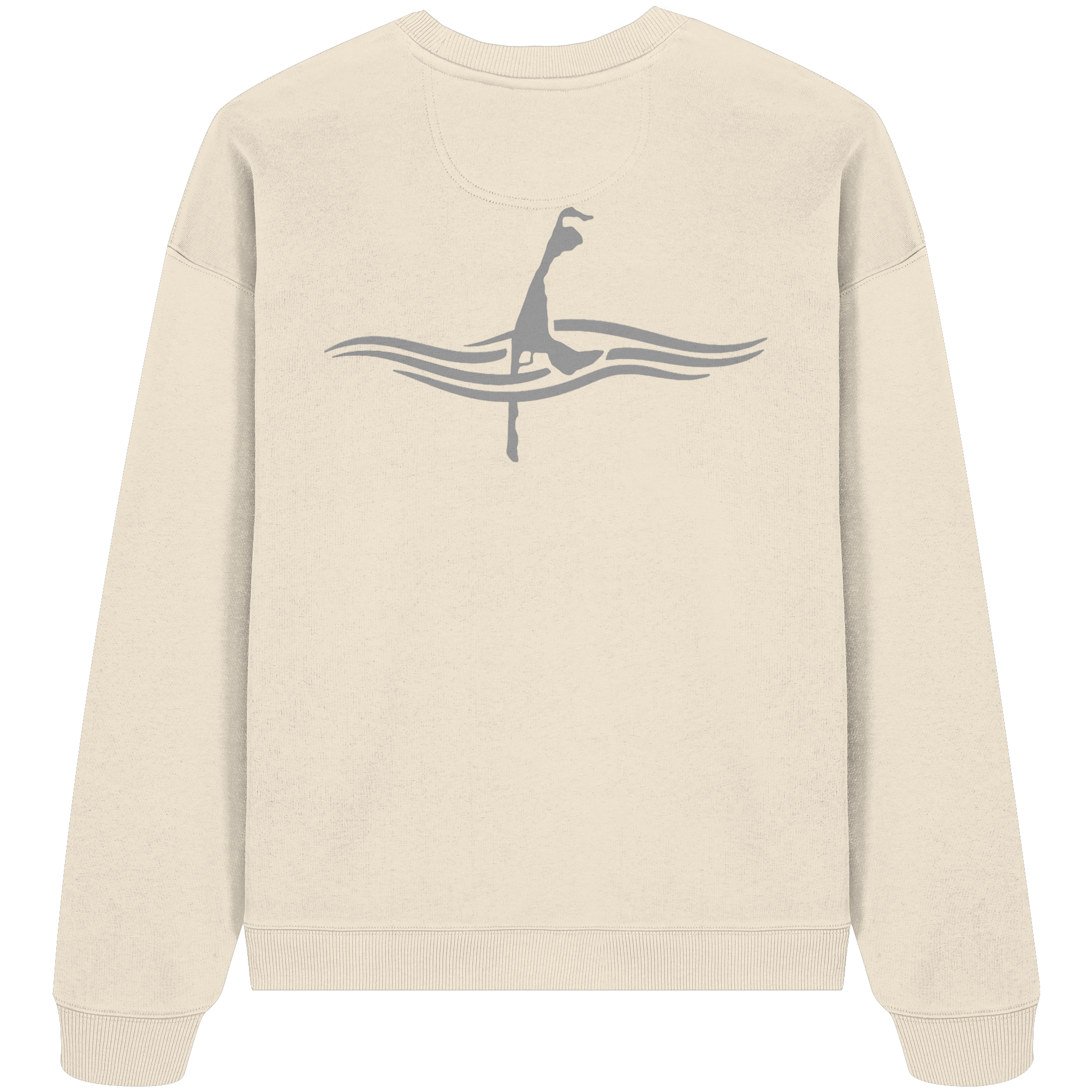 maritimes Sylt vom Meer umschlungen (Rücken) - Oversize Sweatshirt