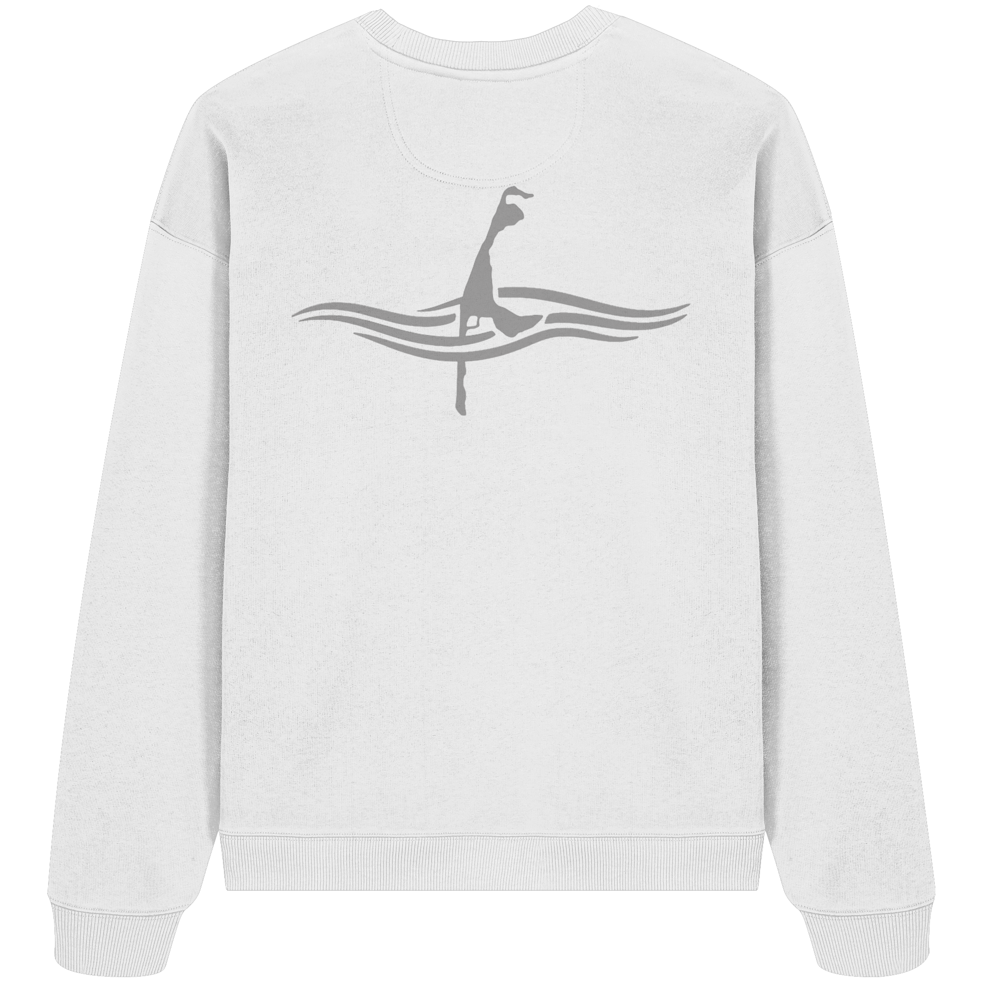 maritimes Sylt vom Meer umschlungen (Rücken) - Oversize Sweatshirt