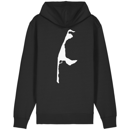 Heimat Sylt - deine Koordinate - Organic Relaxed Zipper (front & back)