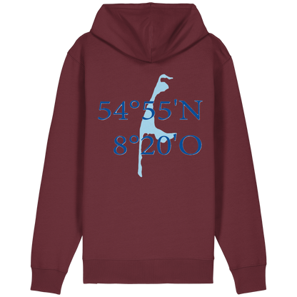 Dein Relaxed Zipper mit der blauen Koordinate