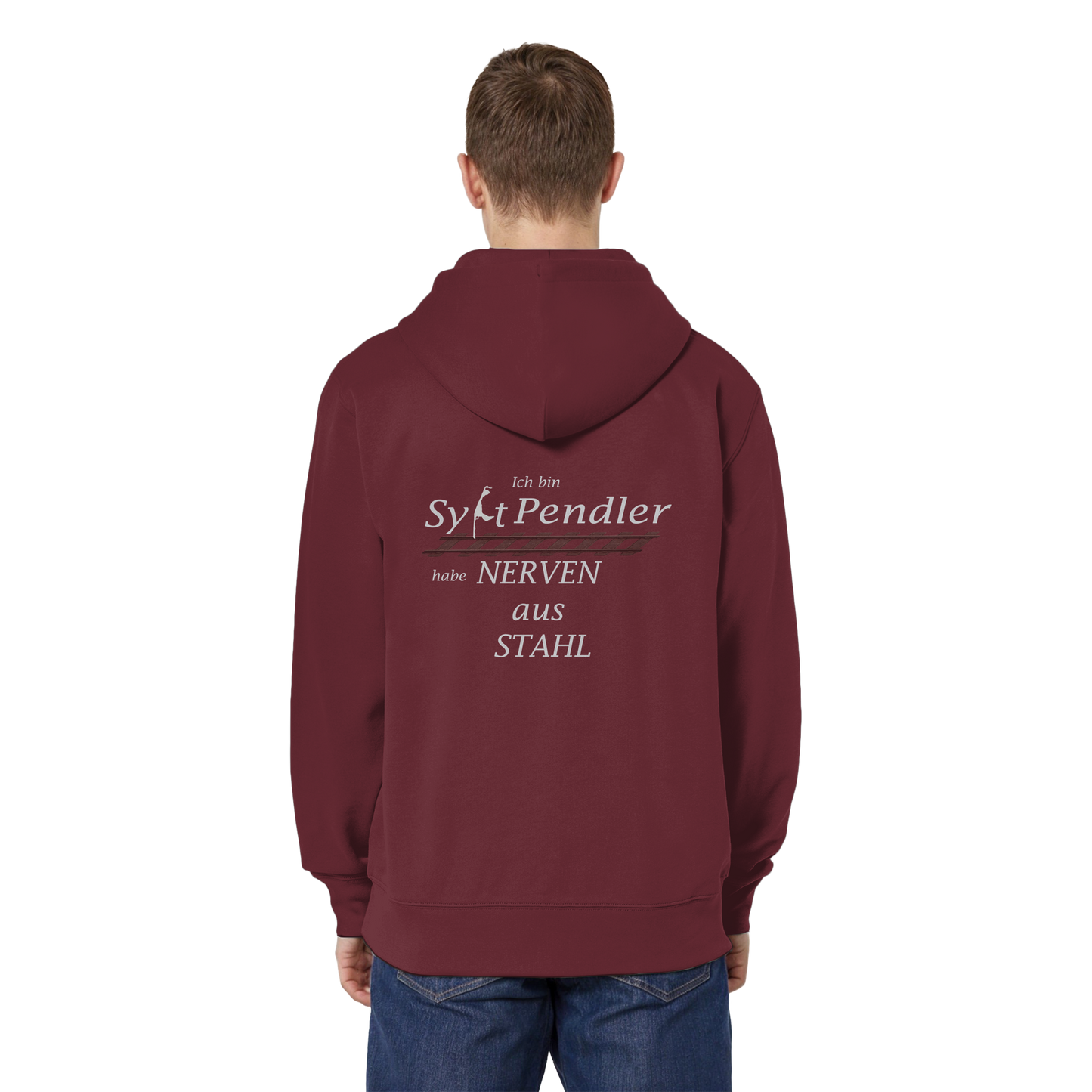 Der Sylt-Pendler ~ Relaxed Zipper (Motiv hinten)