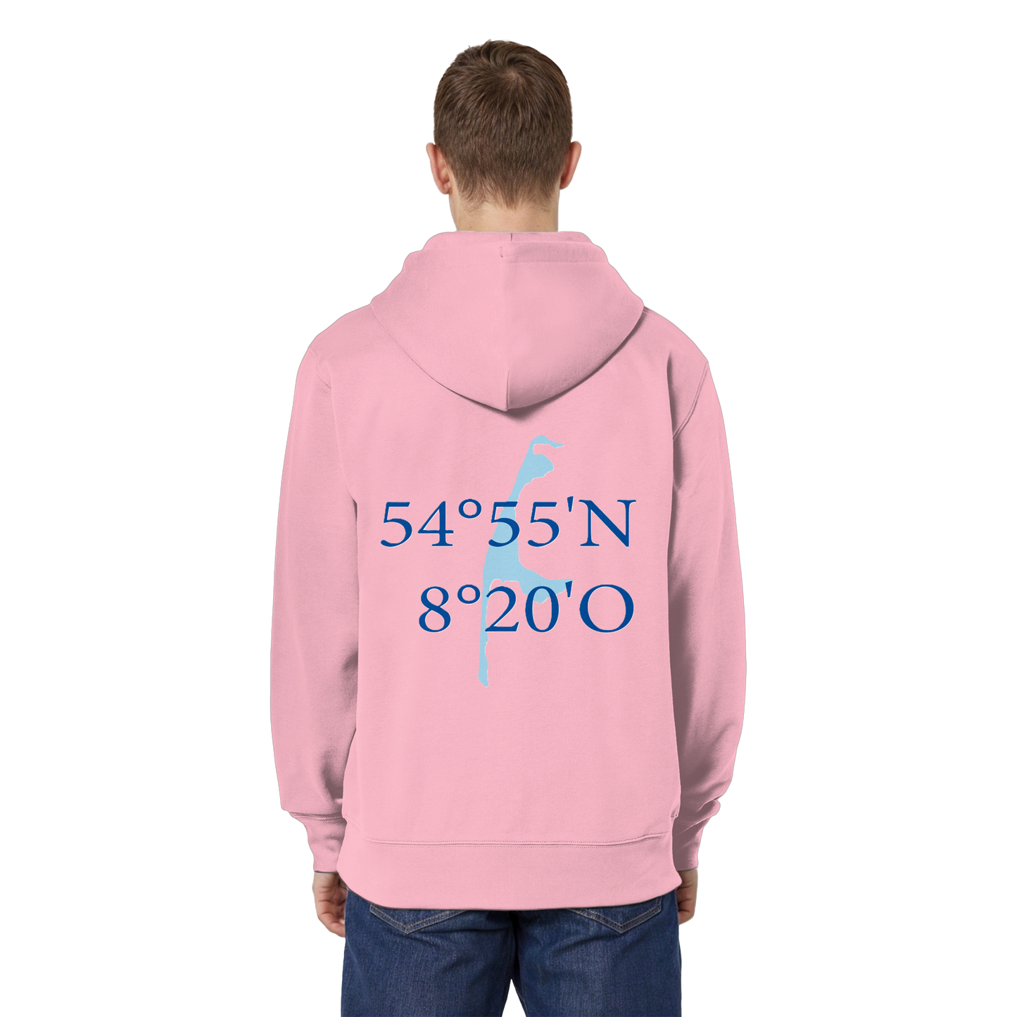 Dein Relaxed Zipper mit der blauen Koordinate