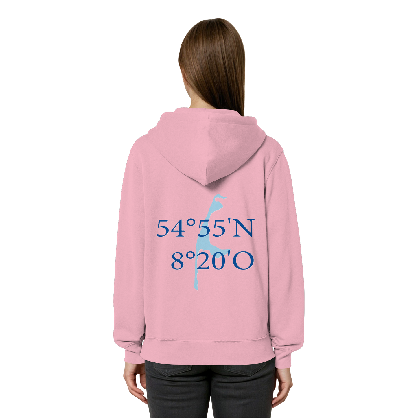 Dein Relaxed Zipper mit der blauen Koordinate