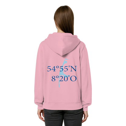 Dein Relaxed Zipper mit der blauen Koordinate