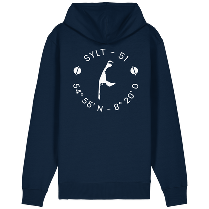 Sylter Heimathafen - Organic Relaxed Zipper (front & back)