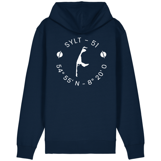 Sylter Heimathafen - Organic Relaxed Zipper (front & back)