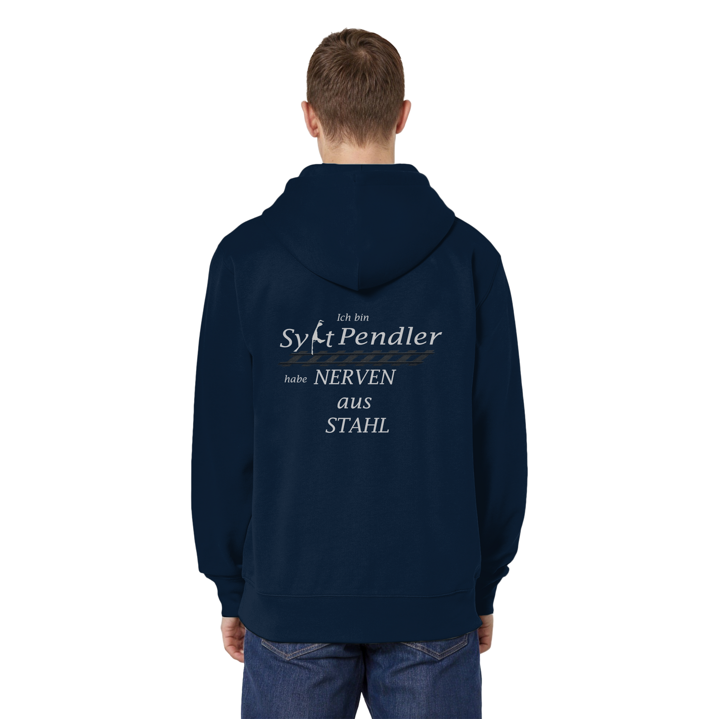 Der Sylt-Pendler ~ Relaxed Zipper (Motiv hinten)