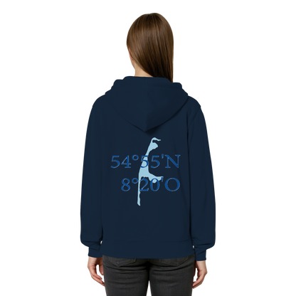 Dein Relaxed Zipper mit der blauen Koordinate