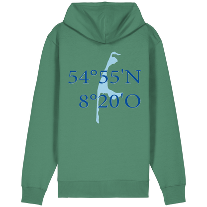 Dein Relaxed Zipper mit der blauen Koordinate