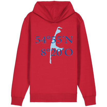 Dein Relaxed Zipper mit der blauen Koordinate