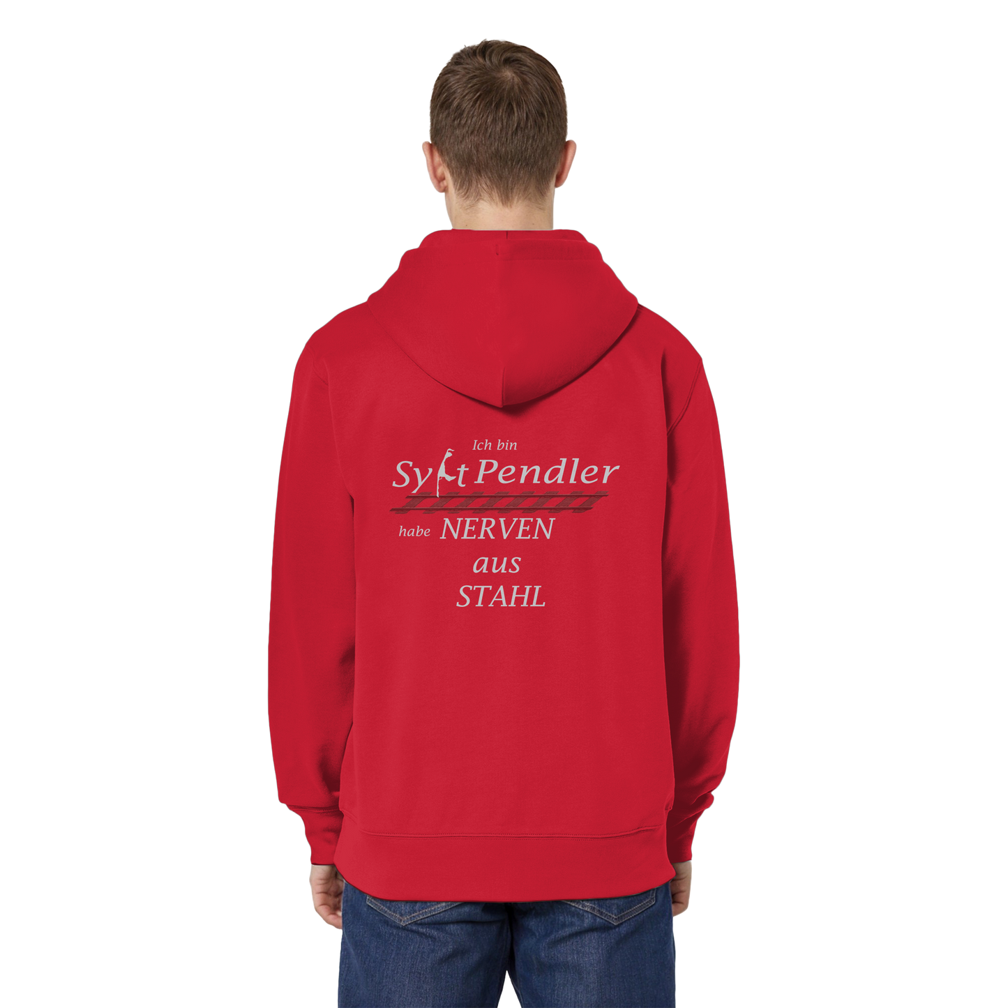 Der Sylt-Pendler ~ Relaxed Zipper (Motiv hinten)