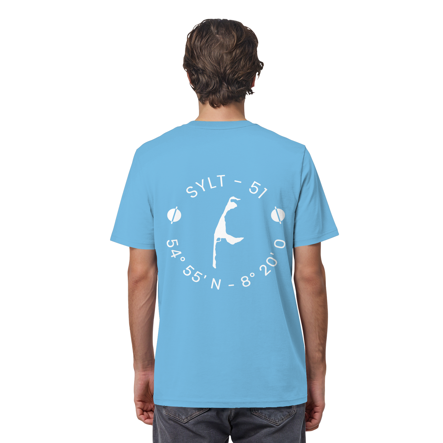 Sylter Heimathafen (rund-back) - Basic T-Shirt