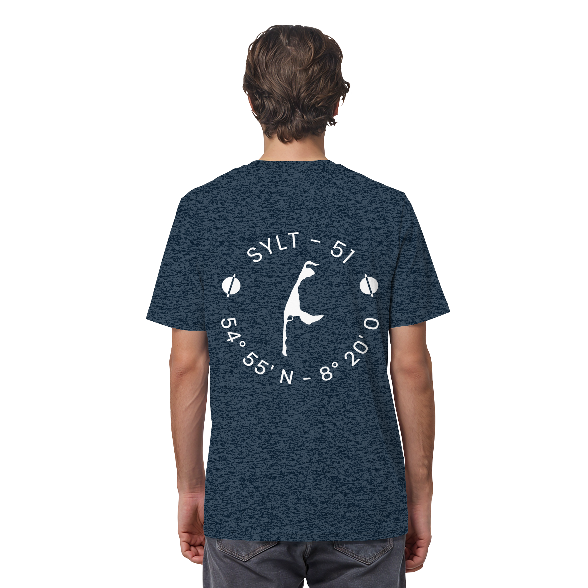 Sylter Heimathafen (rund-back) - Basic T-Shirt