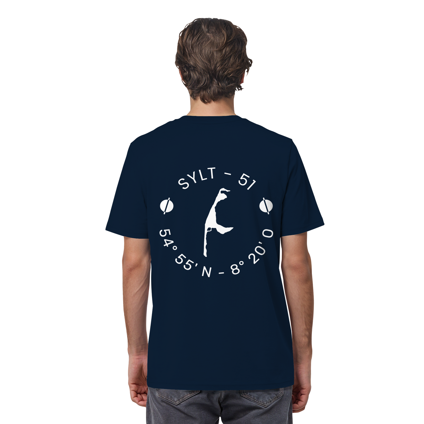 Sylter Heimathafen (rund-back) - Basic T-Shirt
