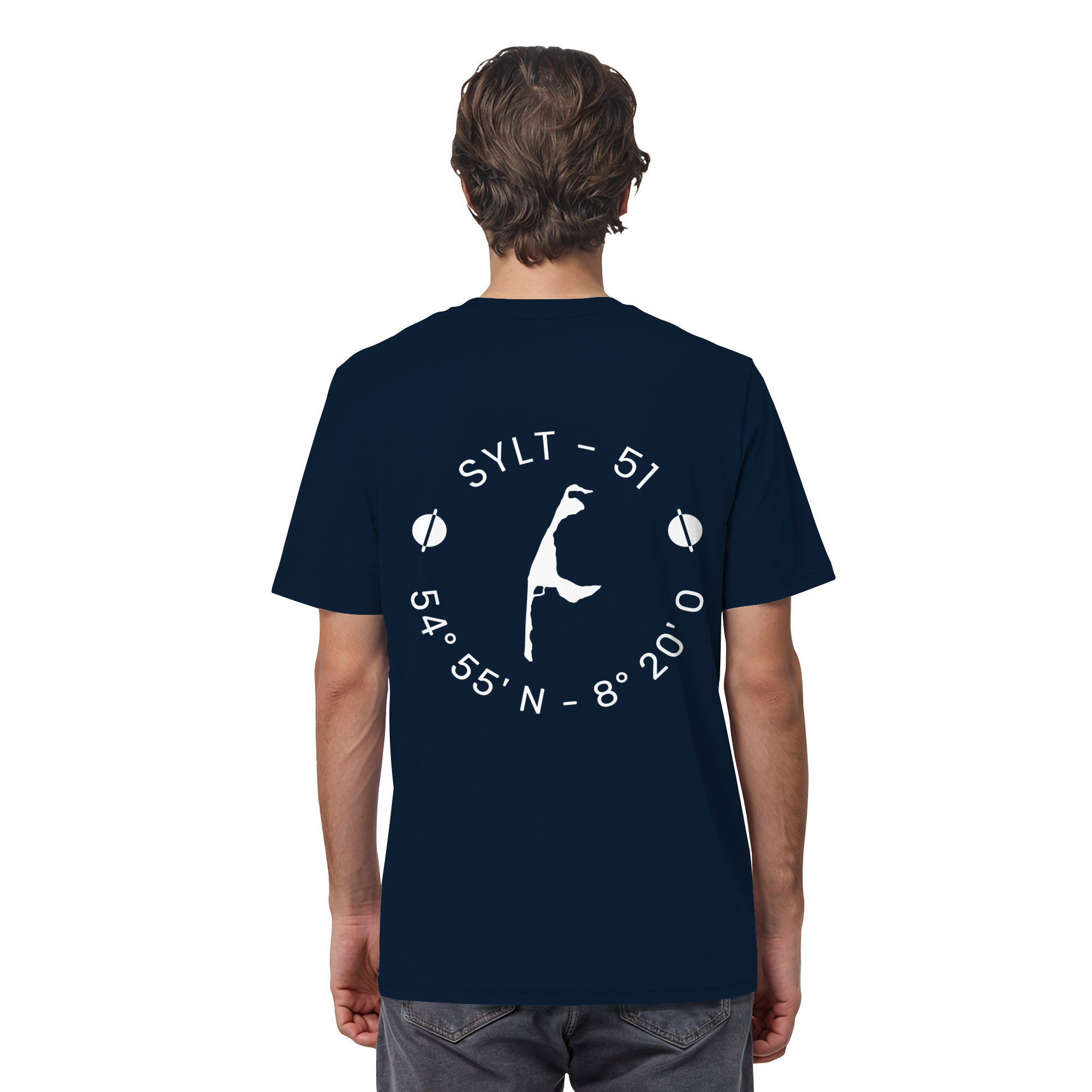 Sylter Heimathafen (rund-back) - Basic T-Shirt