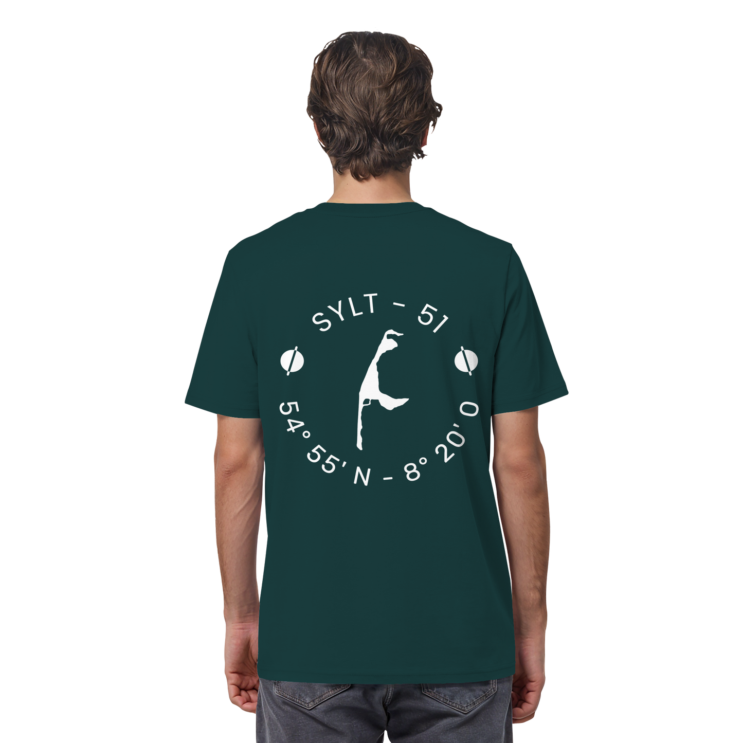 Sylter Heimathafen (rund-back) - Basic T-Shirt