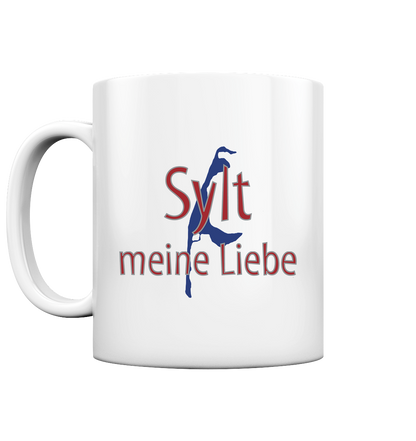 Sylt - meine Liebe zur Insel - Tasse glossy