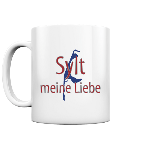 Sylt - meine Liebe zur Insel - Tasse glossy
