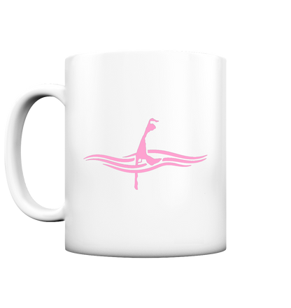 maritimes Sylt vom Meer umschlungen [rosa] - Tasse matt