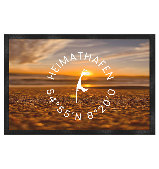 Heimathafen Fußmatte 60x40cm (Logo_Rund)
