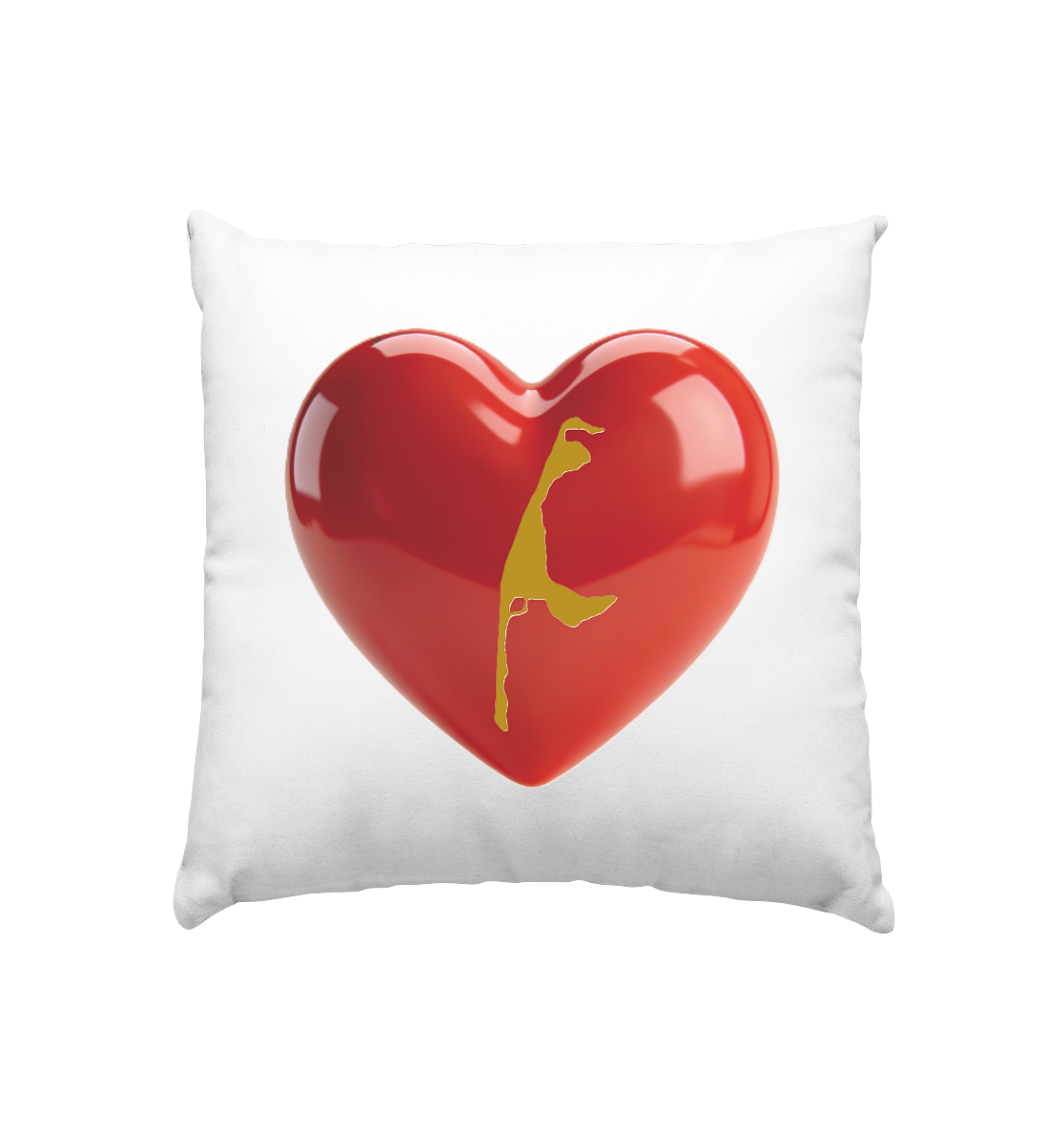 Sylt Liebe - deine Herz schlägt für Sylt - Kissen 40x40cm