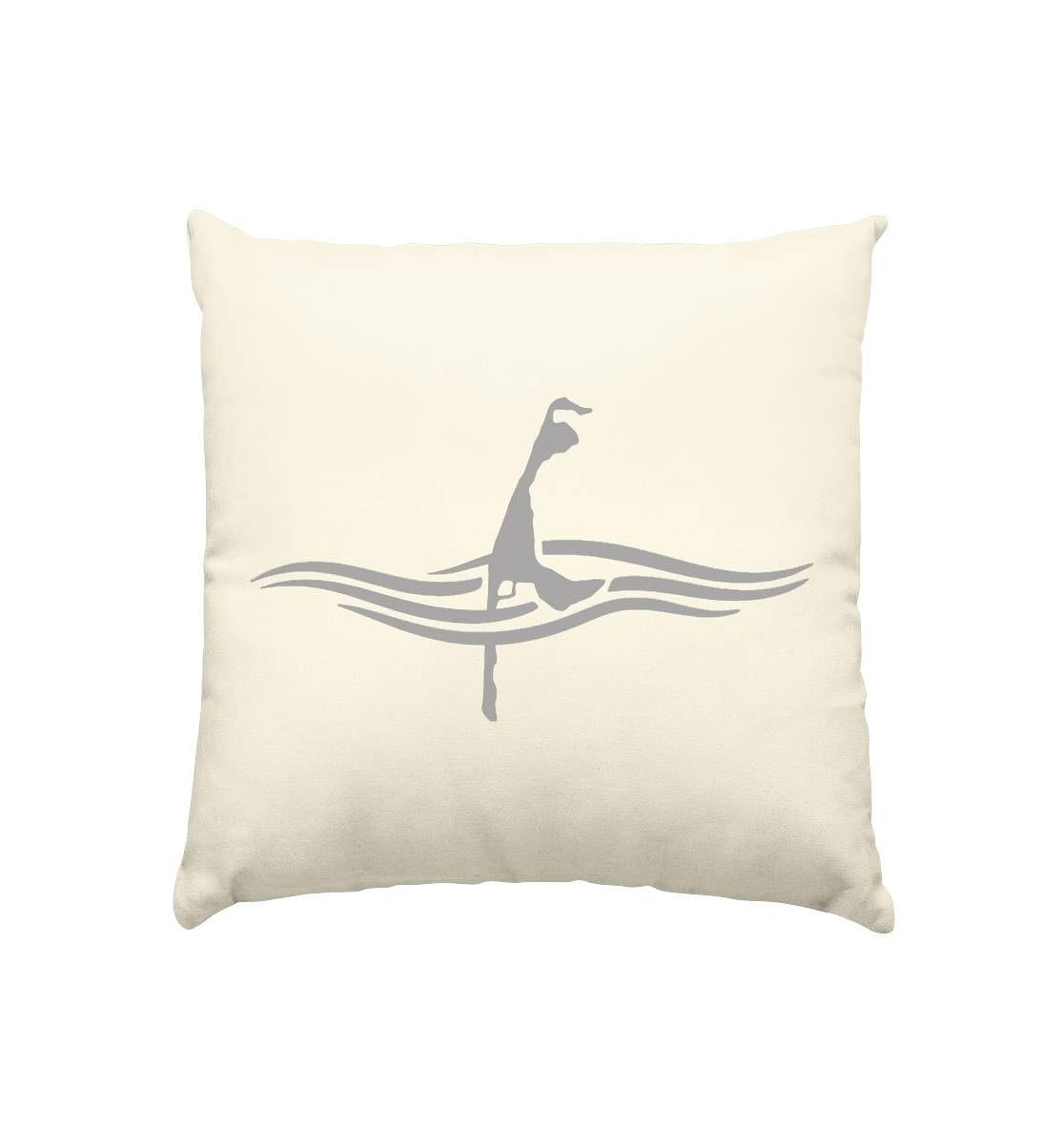 maritime Produkte für Zuhause ~ Sylt Welle pur - Kissen natur 40x40cm