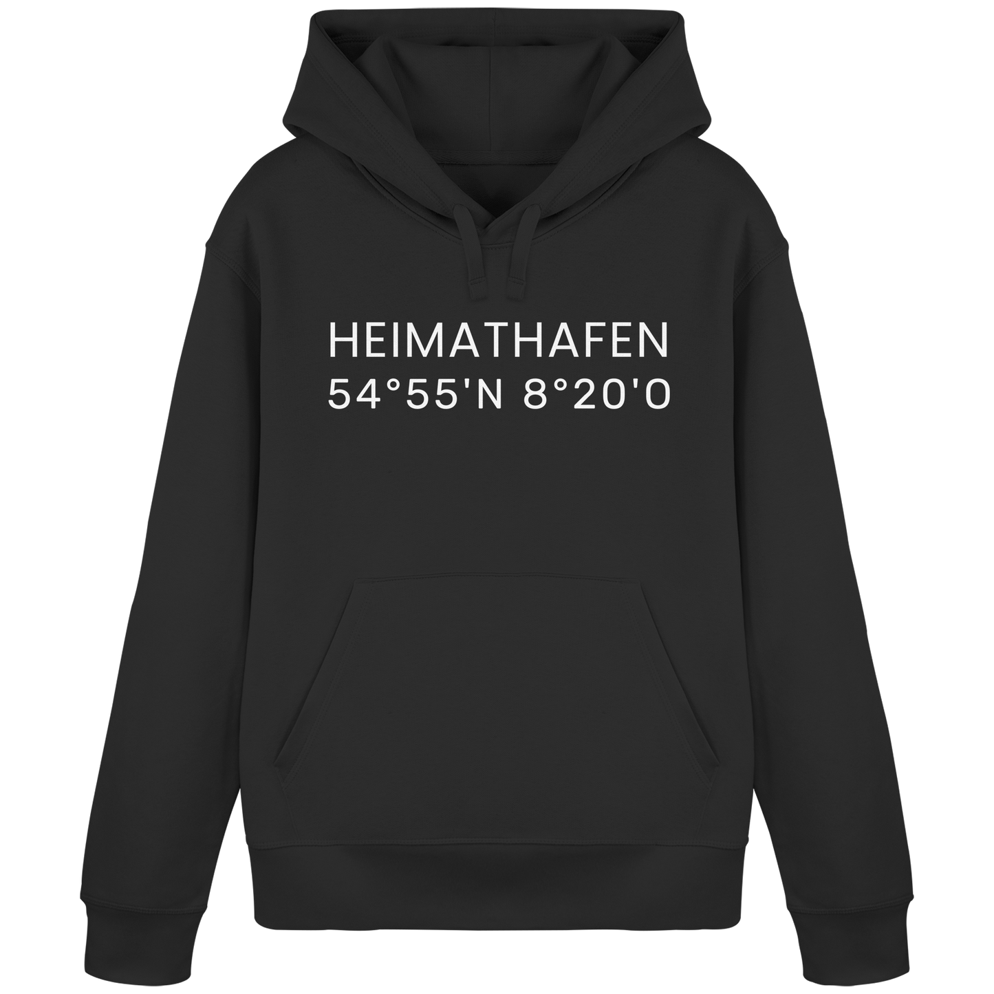 Heimat Sylt - deine Koordinate_Insel_only - Basic Hoodie