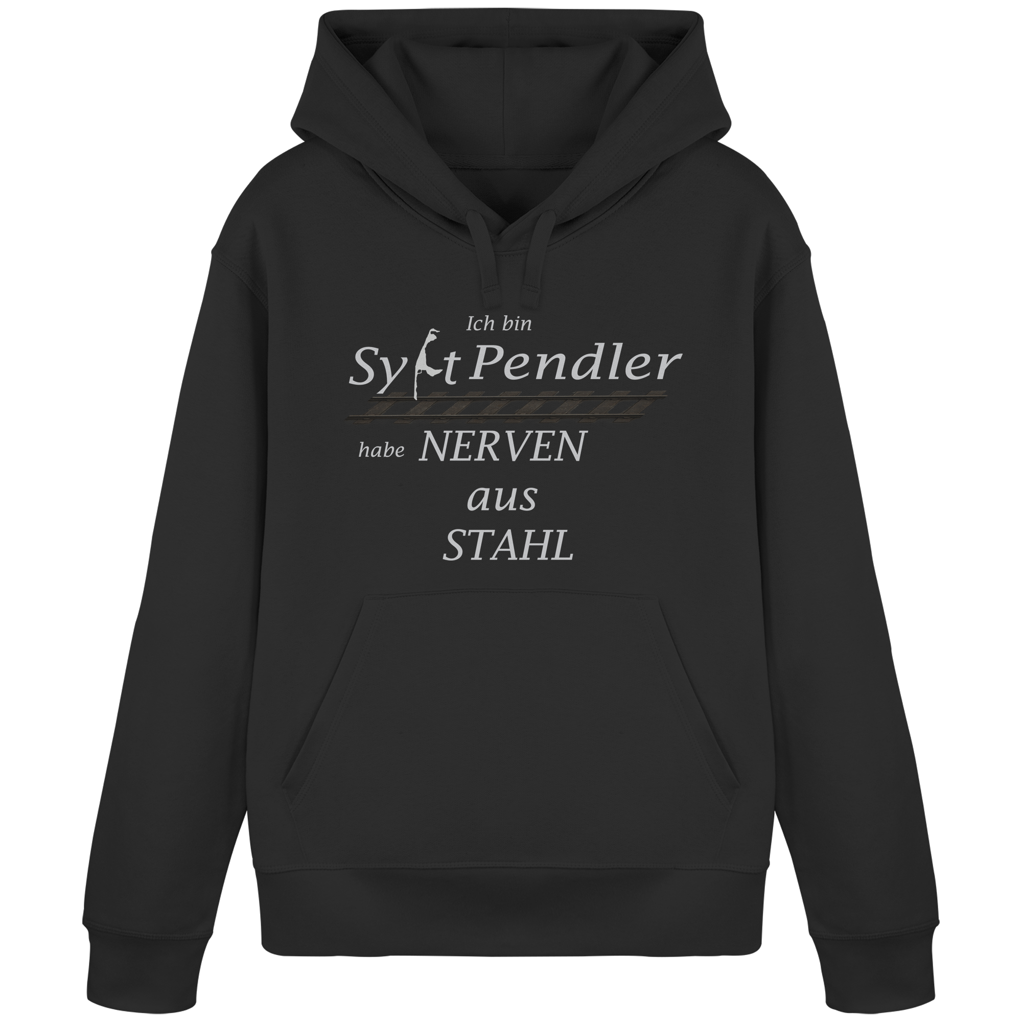 Der Sylt-Pendler ~ Basic Hoodie vorne