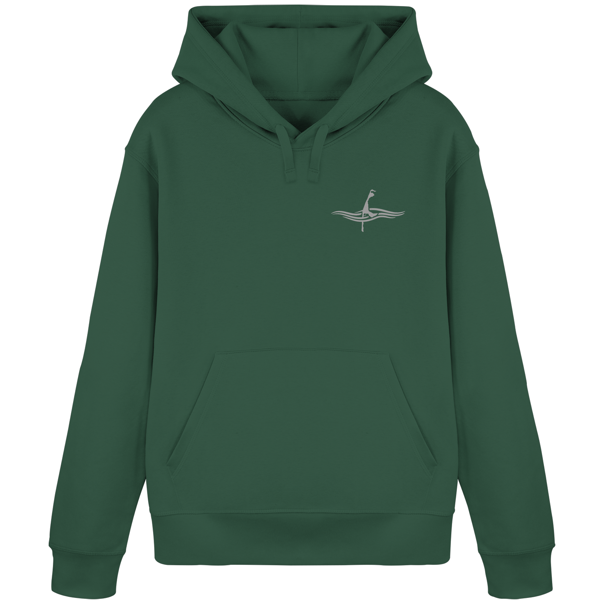 maritimes Sylt vom Meer umschlungen (Rücken) - Basic Hoodie