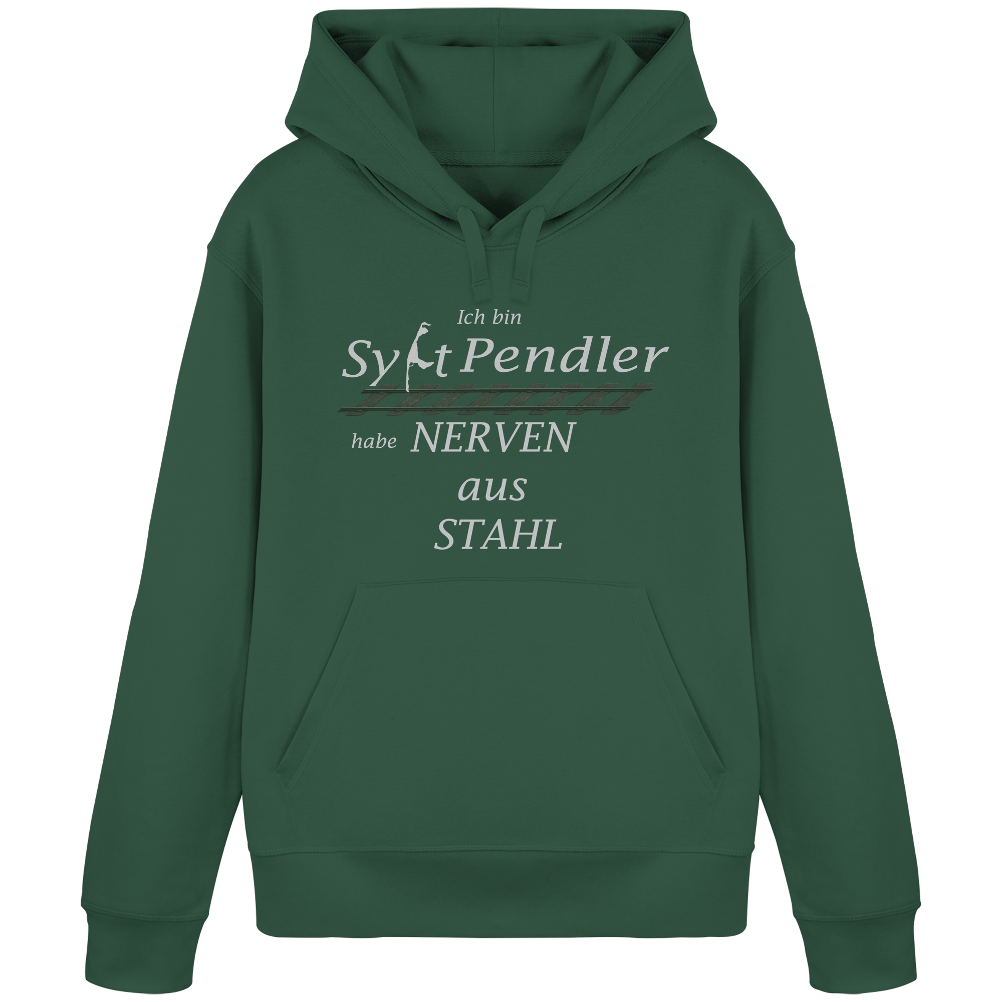 Der Sylt-Pendler ~ Basic Hoodie vorne