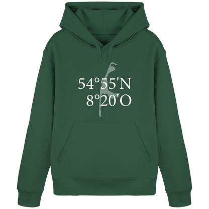 Deine Koordinate_vorne_Sonderedition_weiß - Basic Hoodie