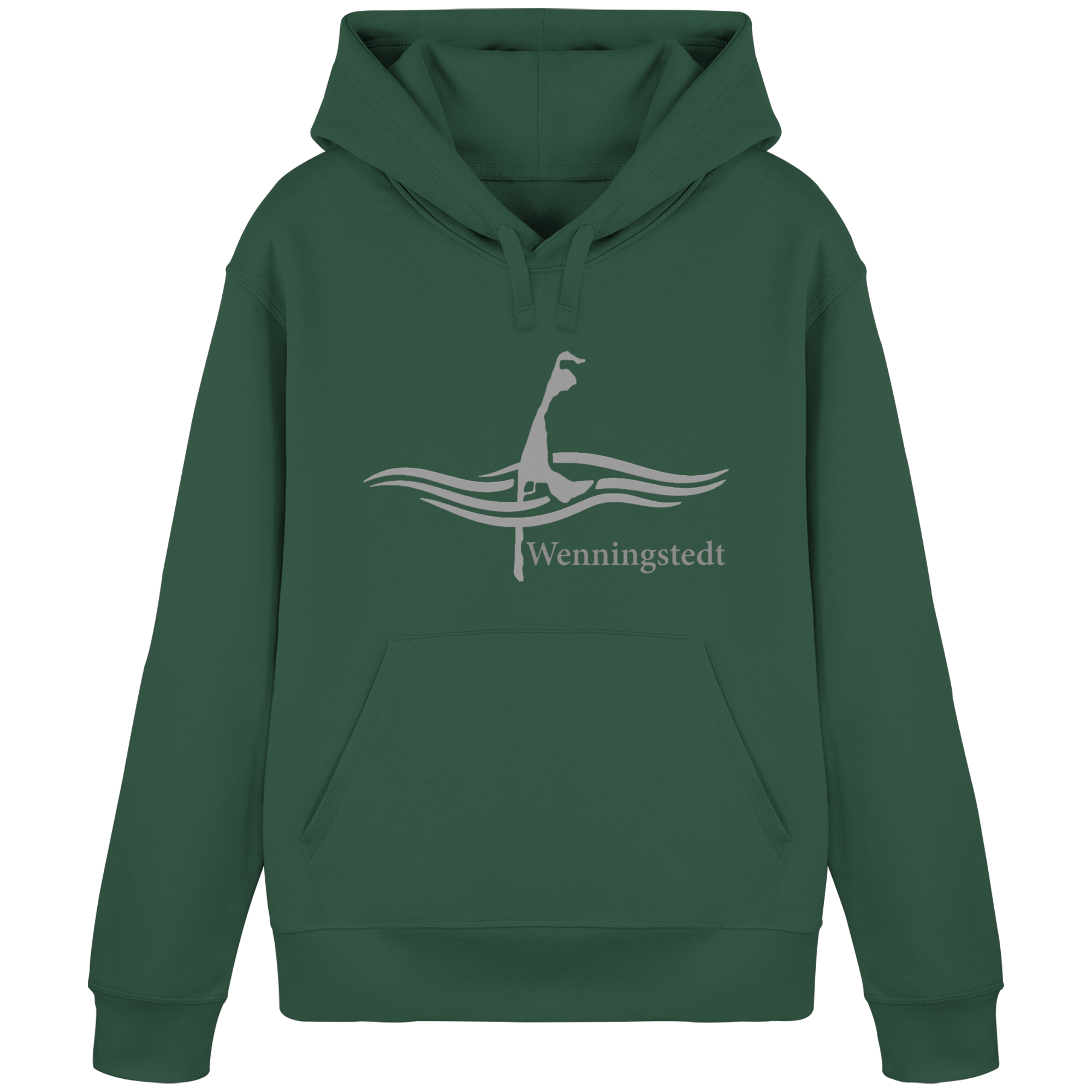 maritimes Sylt vom Meer umschlungen - Edition Wenningstedt (Vorne) Basic Hoodie