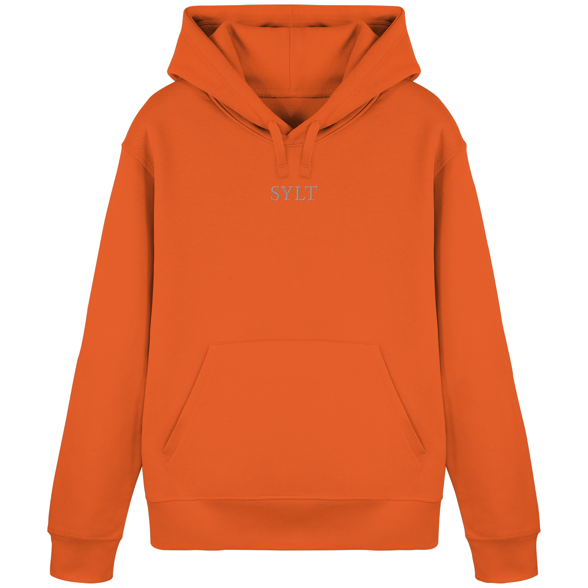 maritime SyltWelle (Sonnenaufgang) mit Stick (front) & Logo (hinten)  - Basic Hoodie
