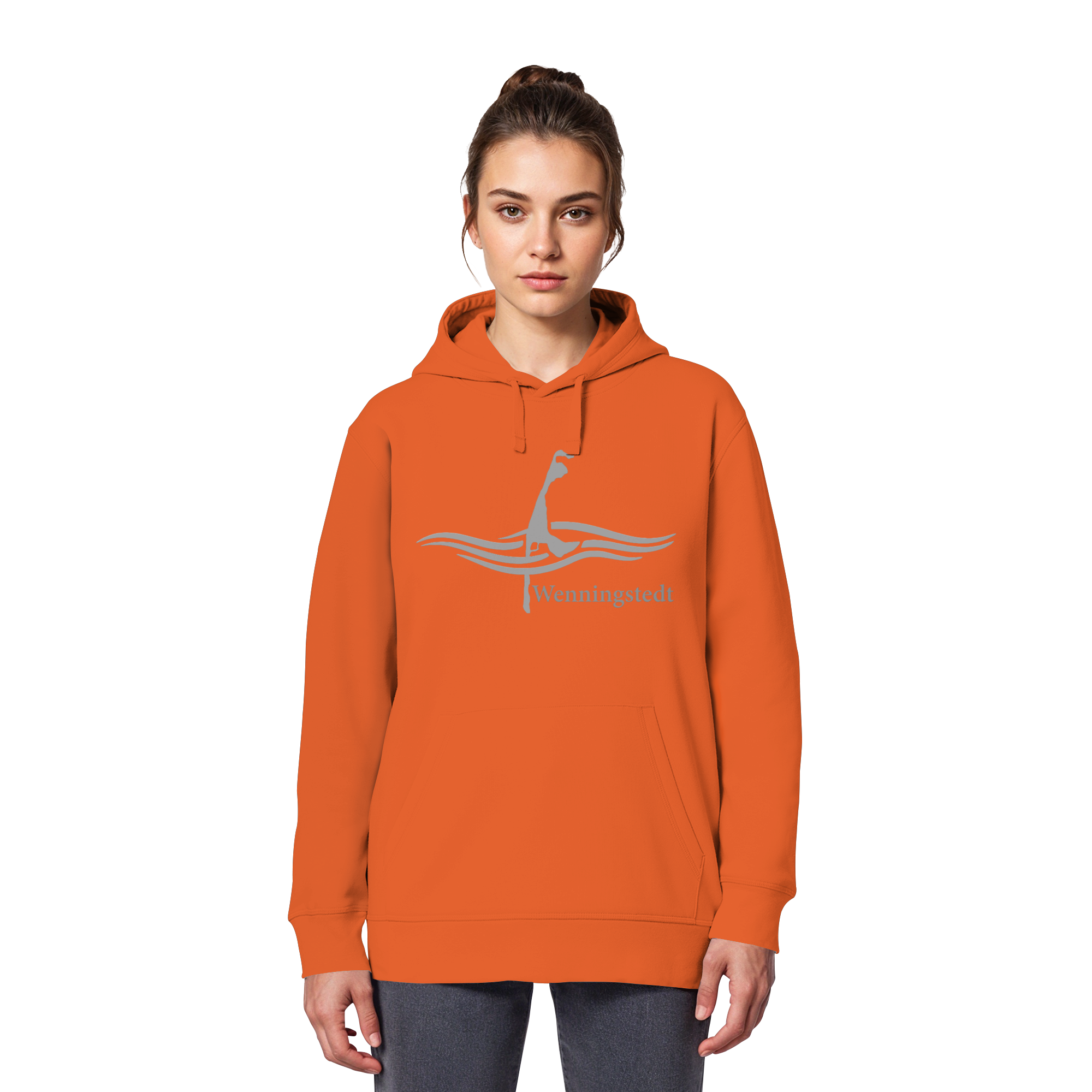 maritimes Sylt vom Meer umschlungen - Edition Wenningstedt (Vorne) Basic Hoodie
