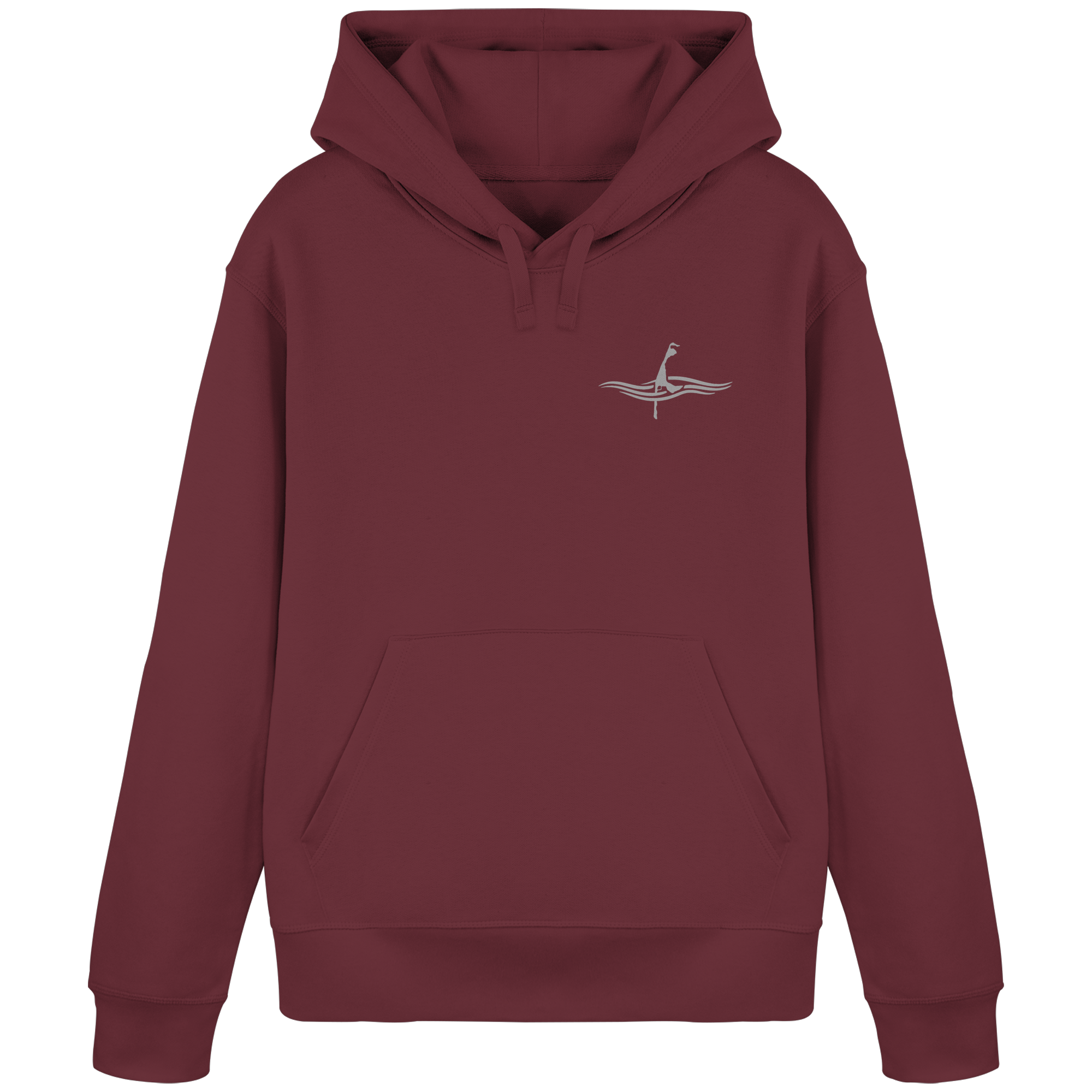 maritimes Sylt vom Meer umschlungen (Rücken) - Basic Hoodie