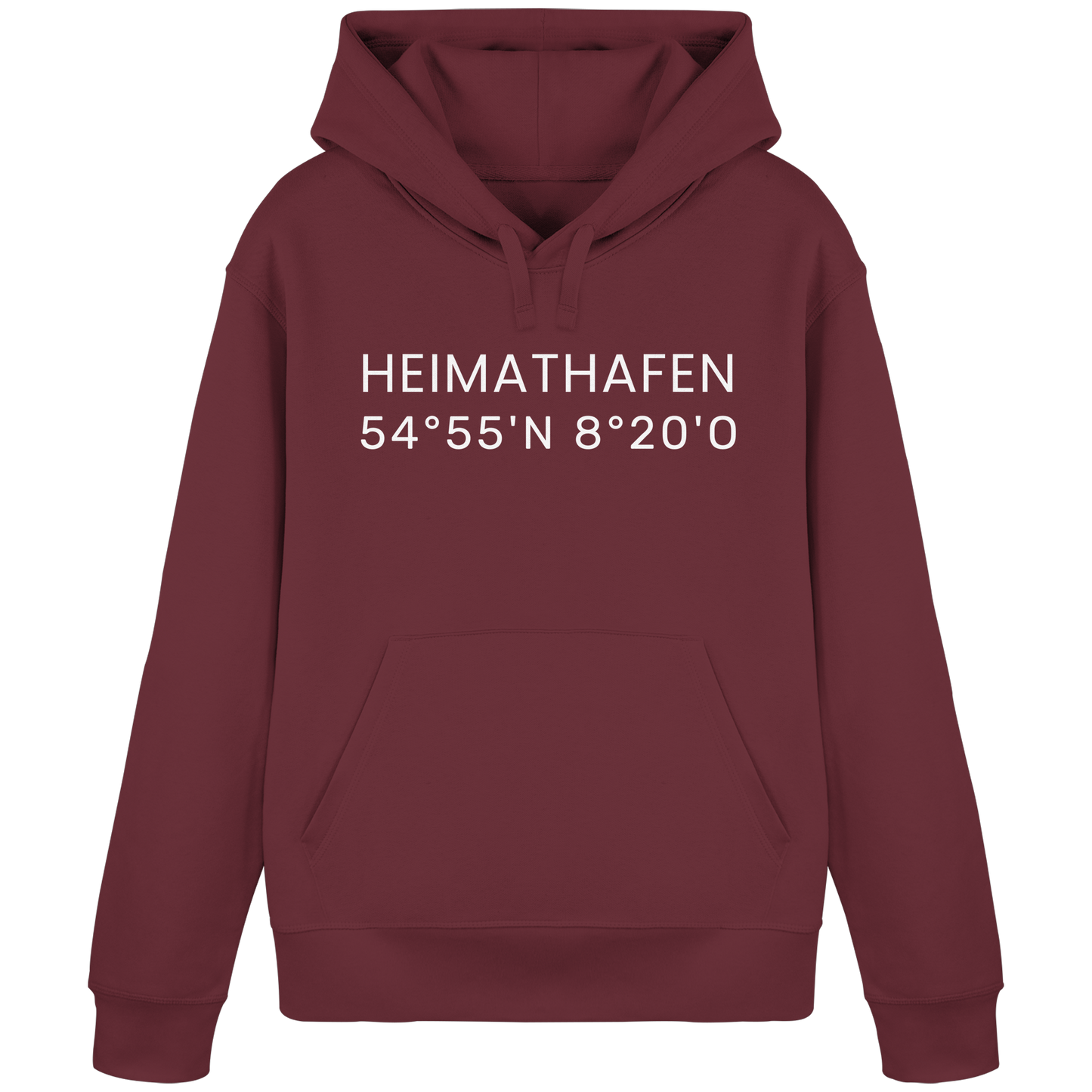 Heimat Sylt - deine Koordinate_Insel_only - Basic Hoodie